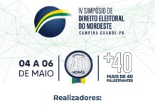 Campina Grande sedia IV Simpósio de Direito Eleitoral do Nordeste