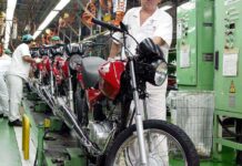 Produção de motocicletas tem alta de 37% no primeiro trimestre