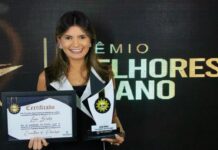 Lívia Sales celebra prêmio de Psicologia no ‘Melhores do Ano’