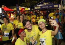 Bruno prestigia a 4ª. edição da Corrida do Bem e revela alegria pela solidariedade da população ao projeto da FAP de implantar a ala de oncologia infantil