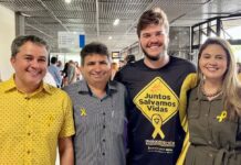 Vereador Balduíno participa de abertura da Campanha Maio Amarelo de prevenção aos acidentes de trânsito