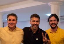 Léo Gadelha oficializa apoio a Efraim Filho rumo ao Senado