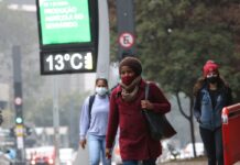 Inmet prevê frio em todo o país a partir de domingo