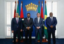 Presidentes da Guiana e do Brasil se reúnem em Georgetown