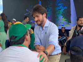 Pedro Cunha Lima participa com Bolsonaro da entrega da Vertente Litorânea, obra que vai beneficiar 680 mil paraibanos com água