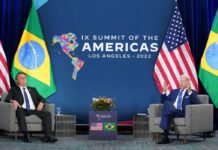 Presidentes Bolsonaro e Biden fazem reunião bilateral nos EUA