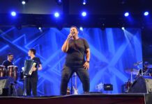 Gegê Bismarck abriu a programação da noite de São Pedro