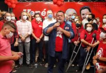 PT convoca reunião para definir vice de Veneziano