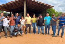 Em Serra Branca: Flávio Torreão e aliados anunciam apoio à candidatura de Carol Gomes