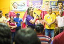 NO CARIRI: Carol Gomes realiza caminhada pelas ruas de Boa Vista