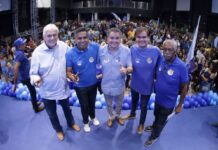 Efraim Filho e Mersinho Lucena participam de lançamento de campanha de João dos Santos e unem forças pela Zona Norte de JP