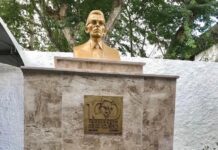 Recuperado, restaurado, entregue e Inaugurado busto de Félix de Souza Araújo