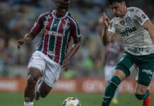 Brasileiro: Palmeiras sai na frente com golaço, mas Flu empata em casa