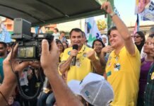 Romero Rodrigues faz caminhada com Efraim Filho em Campina Grande