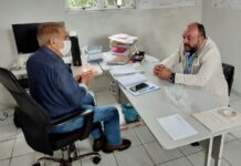Vereador Saulo Germano visita o Secretário Municipal de Agricultura