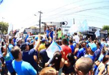 Ao lado do prefeito Vitor Hugo, Efraim afirma: “Aqui é compromisso e trabalho. Estamos juntos por Cabedelo”