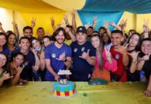 Em evento organizado pelo prefeito do PSB, Allan Seixas, Pedro é recebido pela população de Cachoeira dos Índios