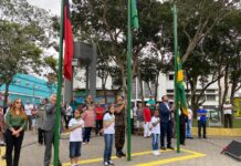 Hasteamento das bandeiras marca abertura da Semana da Pátria em Campina Grande