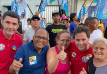 Veneziano reforça agenda de caminhadas e encontros em favor de Pedro governador