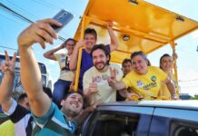 Pedro é recebido por multidão em João Pessoa: “A renovação está chegando ao 2° turno”