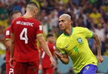 Brasil inicia Copa do Mundo com vitória sobre a Sérvia