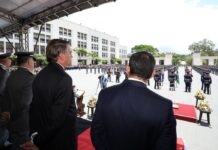 Presidente Bolsonaro participa de formatura de cadetes na Aman