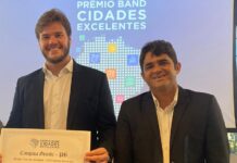Saulo Noronha parabeniza gestão do prefeito Bruno em premiação ‘Band Cidades Excelentes’