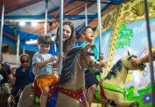 PMCG proporciona tarde de brincadeiras para crianças e adolescentes, em parque de diversões