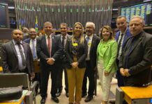 Em Brasília, vereadores de CG se reúnem com coordenador da bancada federal e presidente do FNDE