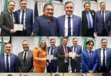 Efraim recebe deputado estadual Gilbertinho, prefeitos e assegura recursos para investimentos na Paraíba