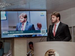 Bruno agradece apoio de vereadores e destaca projetos administrativos, em mensagem anual na CMCG