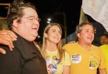 Efraim Filho e Carol Gomes convidam Flávio Torreão para comandar o “União Brasil” em Serra Branca