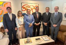 Murilo Galdino discute piso da enfermagem em reunião com presidente da Câmara dos Deputados, Arthur Lira