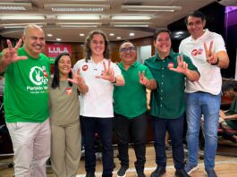 Durante convenção do PV, Veneziano agradece apoio do partido à sua reeleição e reafirma compromisso