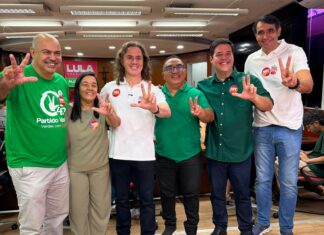 Durante convenção do PV, Veneziano agradece apoio do partido à sua reeleição e reafirma compromisso