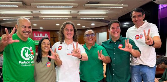 Durante convenção do PV, Veneziano agradece apoio do partido à sua reeleição e reafirma compromisso
