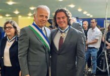 Veneziano é condecorado pelos relevantes serviços prestados ao País, em cerimônia alusiva aos 25 anos do Ministério da Defesa