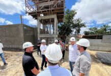 Bruno Cunha Lima inicia semana vistoriando obras do Parque Linear no Severino Cabral