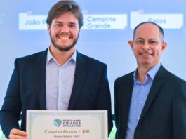 Campina Grande conquista o Prêmio Band Cidades Excelentes de melhor gestão pública da Paraíba