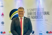 Vice-presidente da Famup, André Gomes, marca presença no V Simpósio de Direito Eleitoral do Nordeste