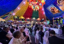 Noite de emoção e tradição: Casamento Coletivo celebra a união de 100 casais n’O Maior São João do Mundo