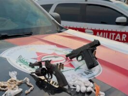 PM apreende armas após confronto com suspeitos no Sertão da Paraíba