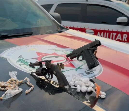 PM apreende armas após confronto com suspeitos no Sertão da Paraíba