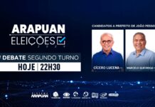 Cícero e Queiroga se enfrentam hoje em debate na TV Arapuan em João Pessoa