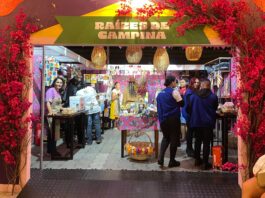 Barraca de Artesanato da Prefeitura de Campina Grande é uma das atrações no Parque Evaldo Cruz