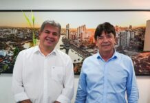 Presidente da FIEPB recebe prefeito em exercício de Campina Grande e projeta parcerias para impulsionar a indústria