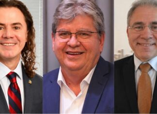 Pesquisa Data Ranking/Fonte83 aponta Veneziano soma 60,2%, João Azevedo tem 40,3% e Queiroga registra 5,9% na soma dos votos ao Senado em Campina Grande
