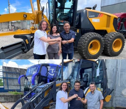 Veneziano entrega maquinas agrícolas em parceria com a Codevasf a Lagoa Seca e Matureia