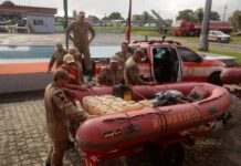 Paraíba envia bombeiros militares e equipamentos para auxiliar às vítimas das enchentes no RS