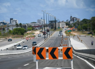 Após adiamentos, retornos da BR-230 em Cabedelo são interditados a partir desta sexta-feira para obras